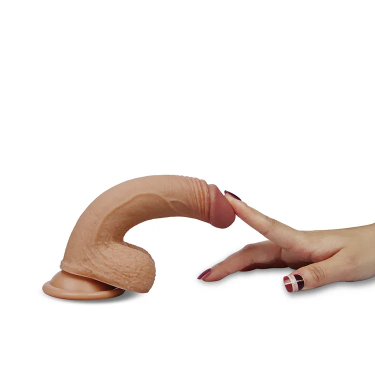 Mr Luca Super Soft Dual Layer Silicone Vibrating 16cm Male Dildo — photo 2