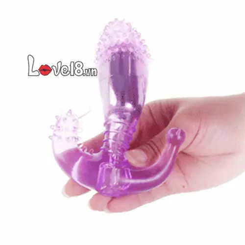 Silicone Textured Anchor-Shaped Vibrating Dildo for Intense Pleasure — photo 2