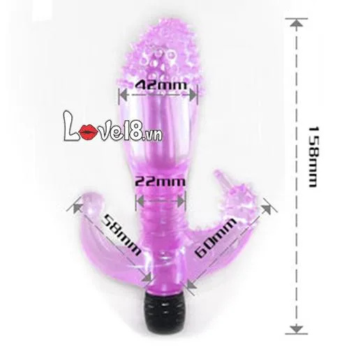 Silicone Textured Anchor-Shaped Vibrating Dildo for Intense Pleasure — photo 5