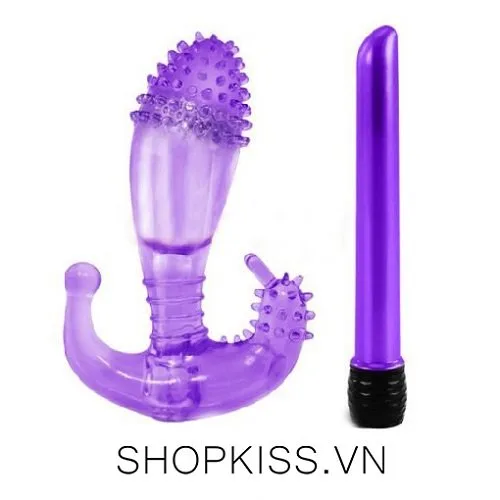 Honeybee Silicone Anchor-Shaped Vibrator 7 Mode Purple G-Spot Toy — photo 2