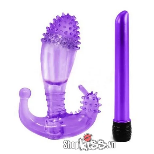 Honeybee Silicone Anchor-Shaped Vibrator 7 Mode Purple G-Spot Toy — photo 4