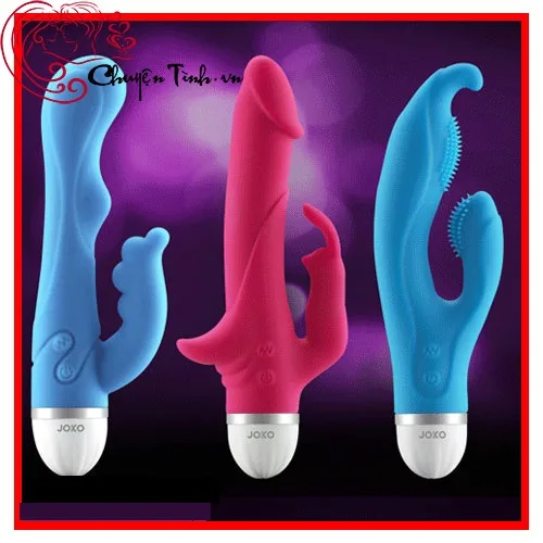 Joko Silicone Vibrator with Rotating Function Blue Pink Body Safe — photo 2