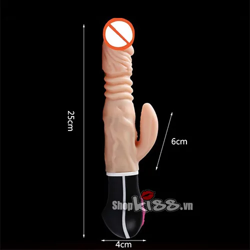 Flexible Bending Silicone Heated Vibrator Female Pleasure — photo 4