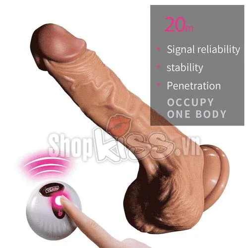 Real Dildo Soft Silicone Heated Vibrating Thrusting For Women — photo 7