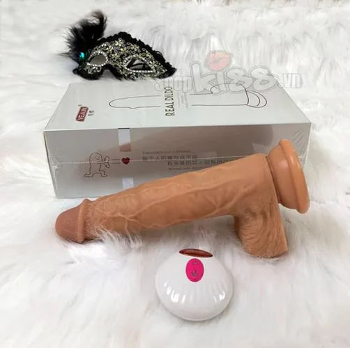 Real Dildo Soft Silicone Heated Vibrating Thrusting For Women — photo 6