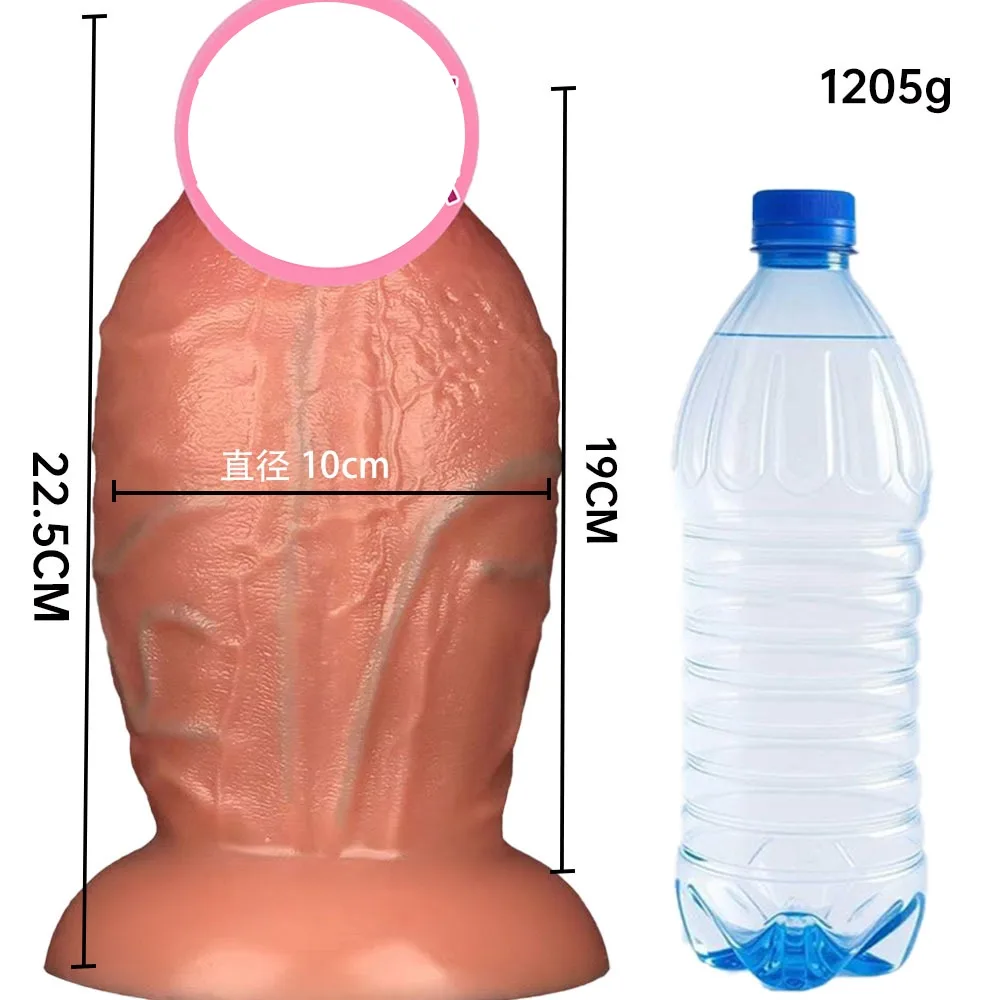 Ultra Soft Large Silicone Dildo for G-Spot Pleasure — photo 2