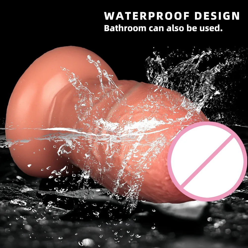 Ultra Soft Large Silicone Dildo for G-Spot Pleasure — photo 4