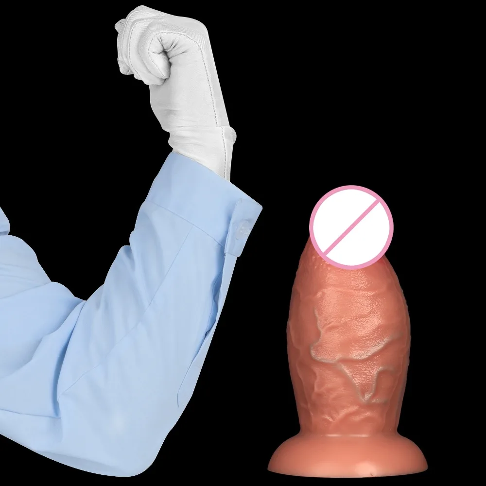Ultra Soft Large Silicone Dildo for G-Spot Pleasure — photo 5
