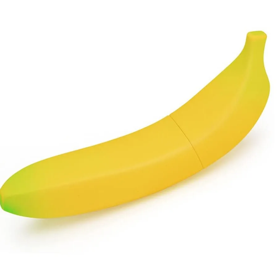 Soft Silicone Banana Dildo Vibrator for Women with Cute Design — photo 2