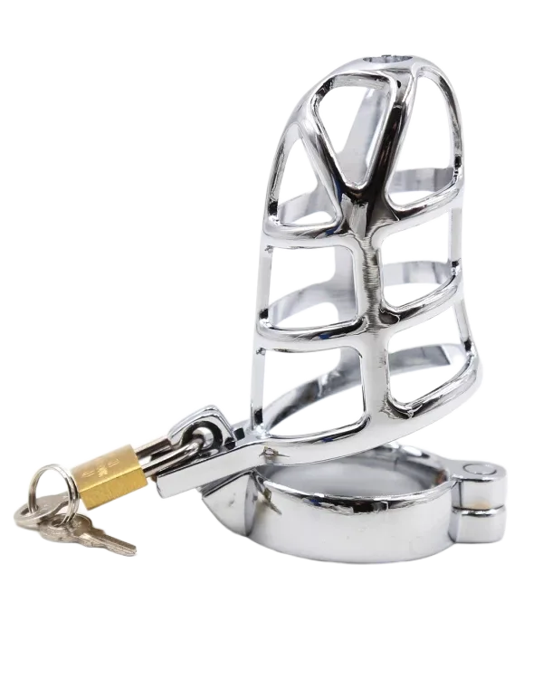 Durable Alloy Male Chastity Device BDSM Control Lock