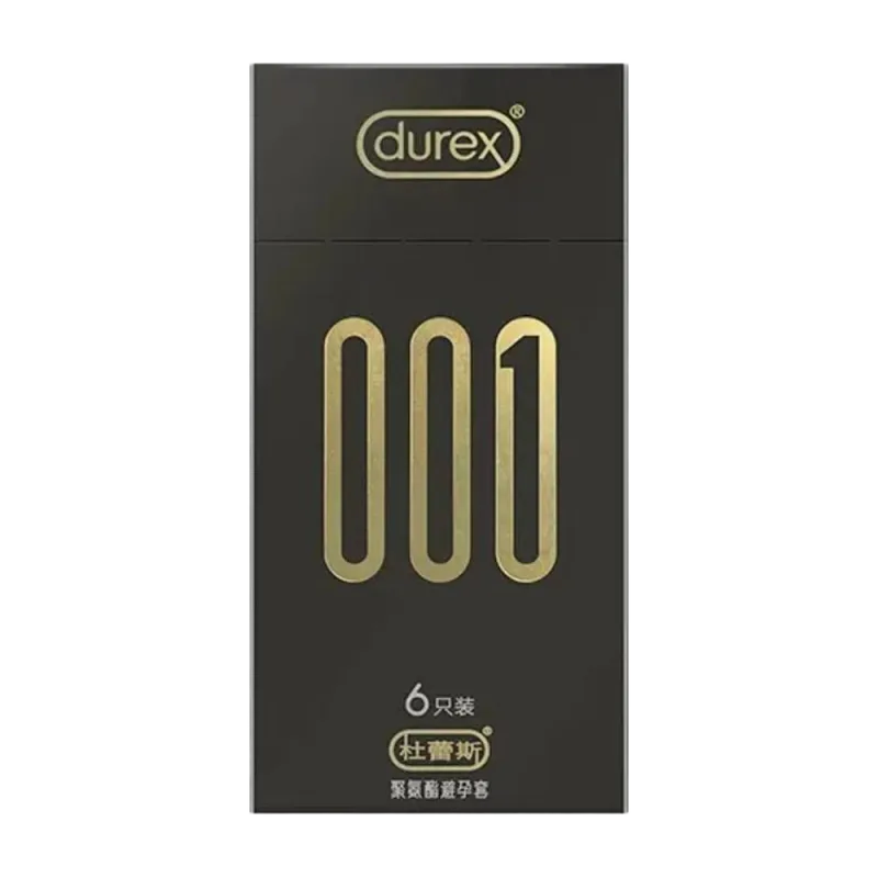 Durex 001 Ultra Thin 54mm Condom Box of 6 for Sensation