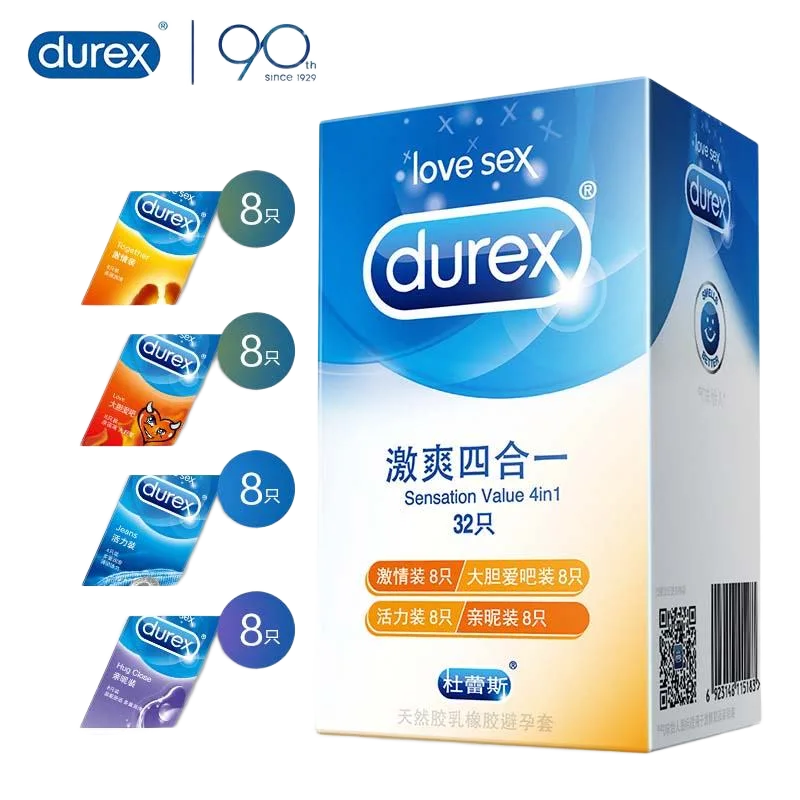 Durex Bold Love 32pcs Mixed Textured Condoms