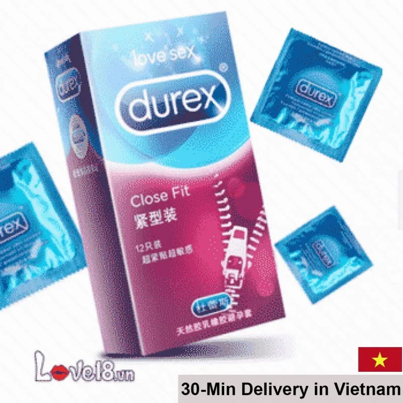 Durex Close Fit Condoms - Snug, Secure, Extra Sensitive