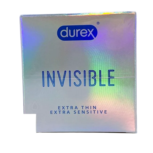 Durex Invisible Premium Ultra-Thin Sensitive Condoms