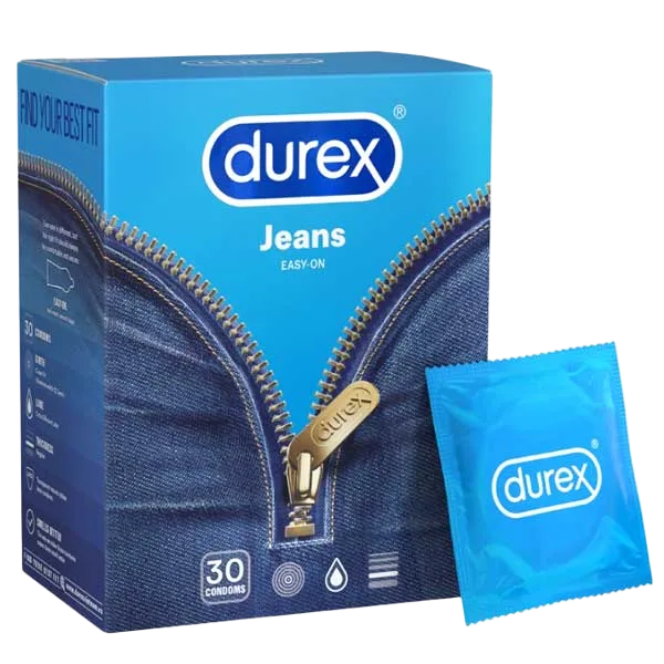 Durex Jeans Ultra Lubricated Tight Fit Condoms