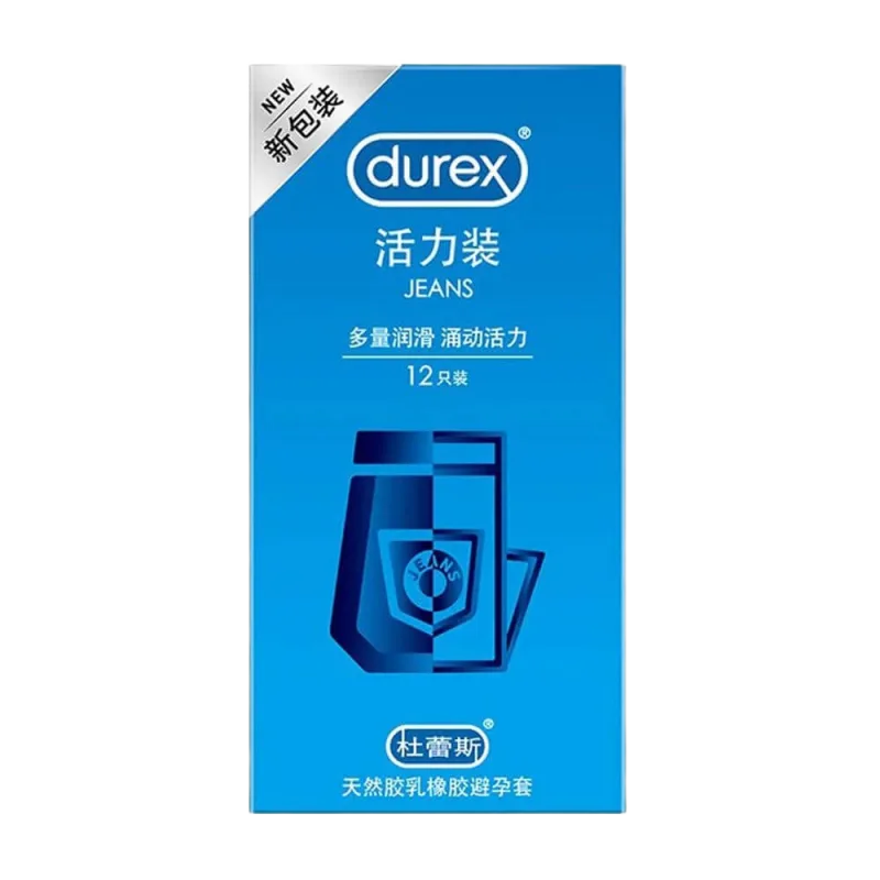 Durex Jeans Ultra Thin Lubricated Condoms 12pcs Soft Fit