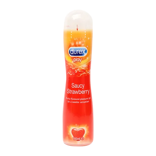 Durex Play Strawberry Lubricant 100ml Smooth Sweet Scent
