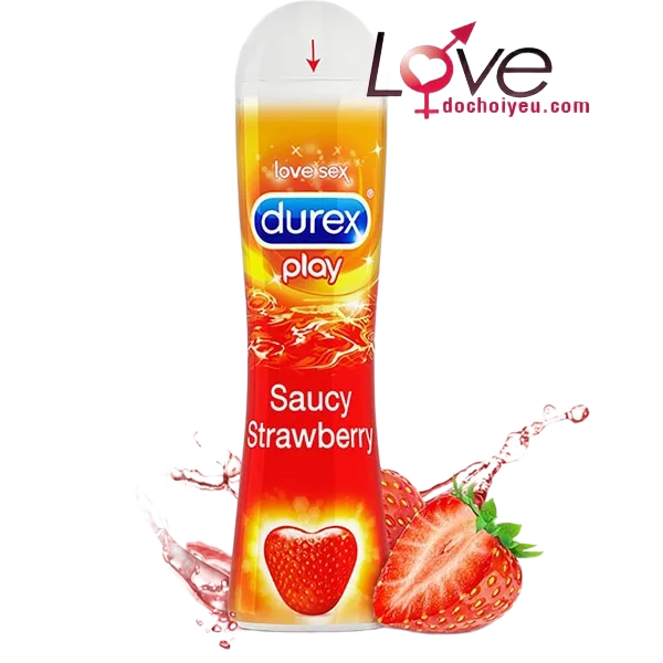 Durex Play Strawberry Lubricant Gel 100ml Moisturizing