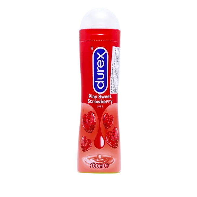 Durex Play Strawberry Scented Lubricant 100ml Long Lasting