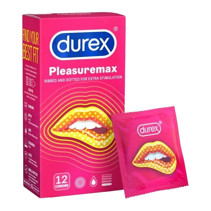 Durex Pleasuremax Ribbed & Dotted Condom Ultimate Sensation