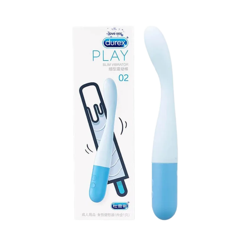 Durex Slim Vibrator 8-mode G-spot stimulator sleek modern female vibrator