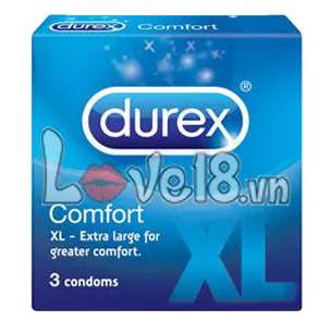 Durex XL Large Size Condom Pack of 3 Comfortable Long Lasting