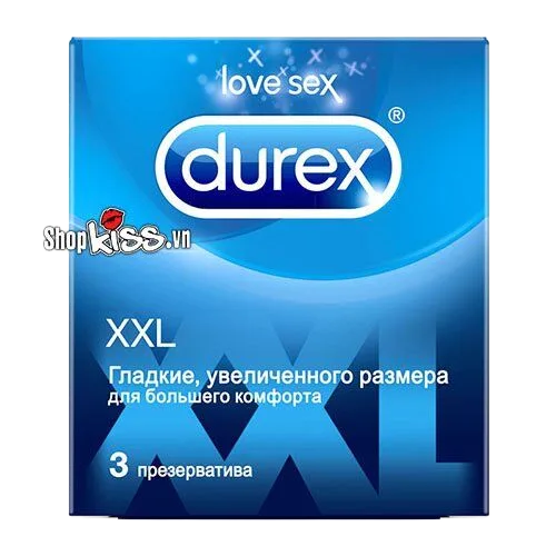 Durex XXL Large Size Condom Pack of 3 Ultra Comfortable