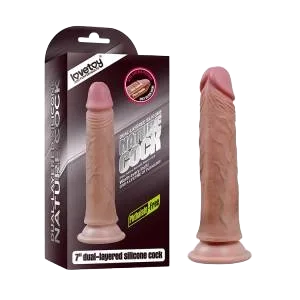 DV 71 Super Soft Silicone Double Layer Realistic Dildo