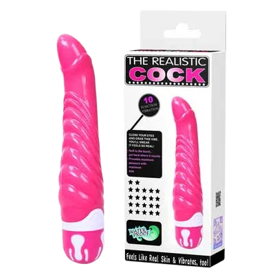 DV01G 10-Level Vibrating Realistic Dildo Female G-Spot Massager