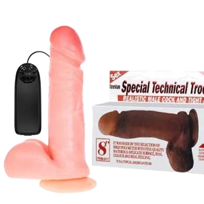 DV04 African Style Silicone Remote Control Dildo