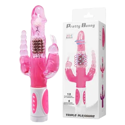 DV11A Dual Motor Rotating Vibrating Anal & Vaginal Toy
