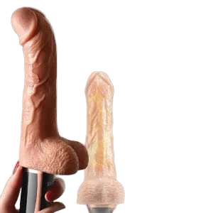 DV44T Automatic Heated Thrust Vibrating Dildo