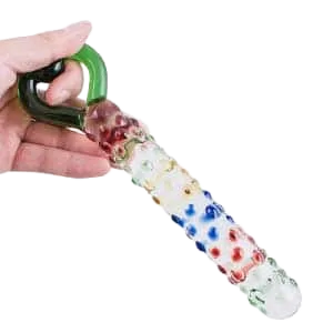 DV52B Glass Bead Penis Stimulator Erotic Massage Toy