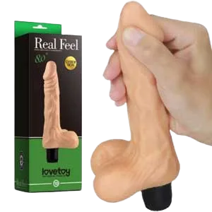 DV55B Rechargeable Vibrating Silicone Dildo with Intense Pleasure