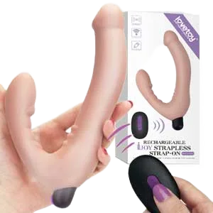 DV55K Lesbian Vibrating Dildo for Female Solo & Couple Play