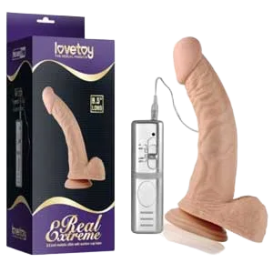 DV56B Curved Strong Vibrating Suction Male Realistic Dildo