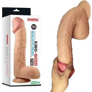 DV58 Large Textured Dildo for Female Pleasure