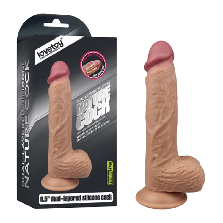 DV58B Soft 2-Layer Silicone Wall Suction Female G-Spot Toy