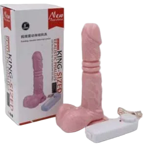 DV60B Auto Thrusting Vibrating Dildo – Soft Silicone Skin