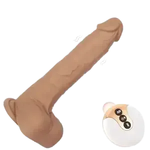 DV60E Remote Controlled Thrusting Vibrating Realistic Dildo