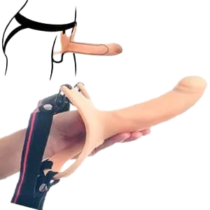 DV70A Hollow Strap-On Penis Enhance Male Performance Toy