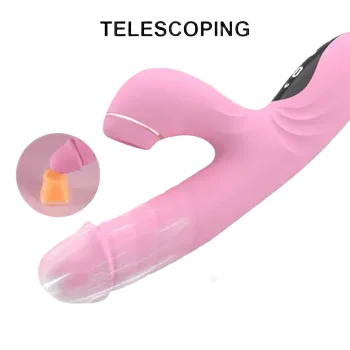 DV75 High-End Vibrating G-Spot Licking Realistic Dildo