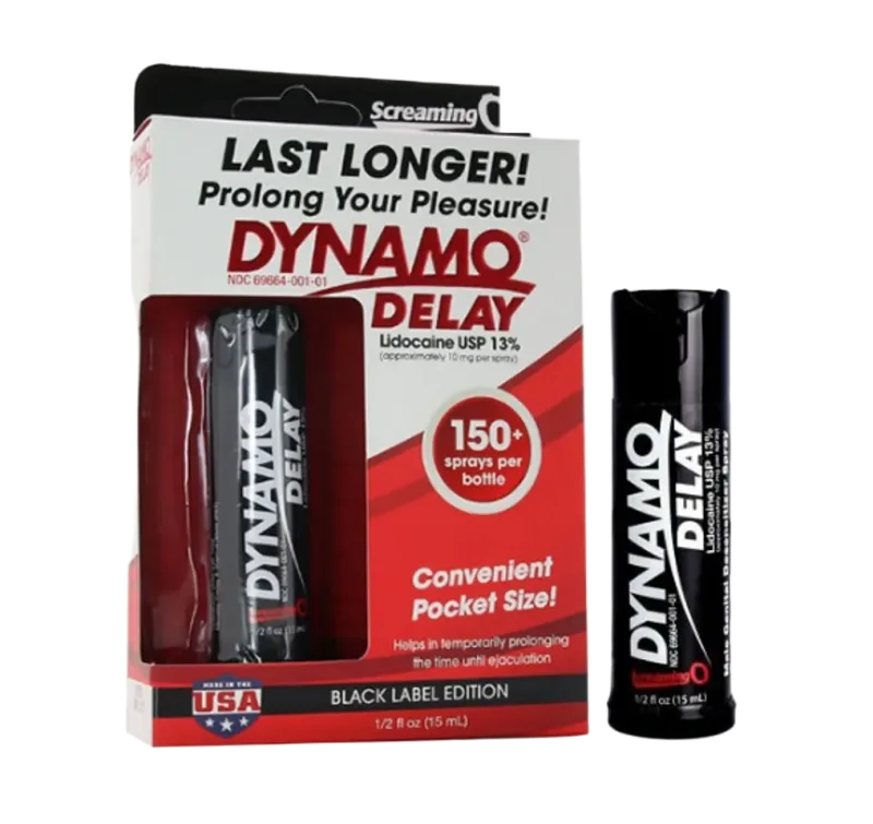 Dynamo Delay Spray Black Label 15ml Prolong Performance