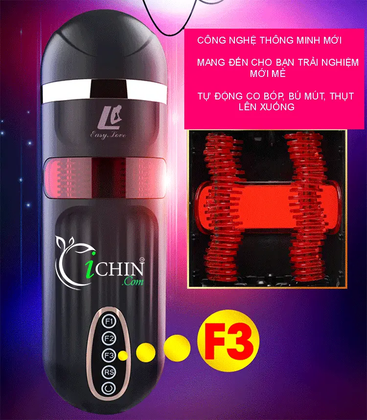 Easy Love L 10 Mode Thrust Suck Penis Vibrator — photo 3