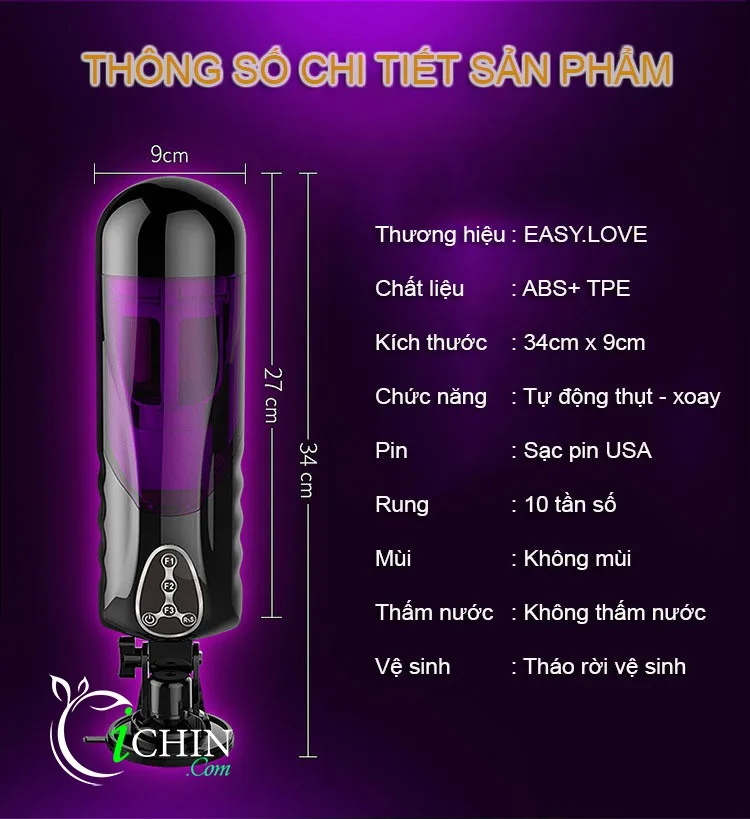 Easy Love L Automatic Rotating Sucking Male Masturbator — photo 4