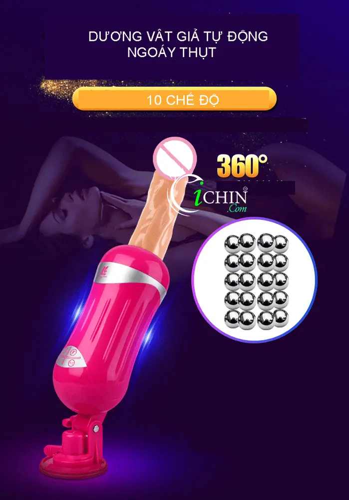 EasyLove HighTech Wall Mounted Thrusting Dildo with 10 Modes — photo 4