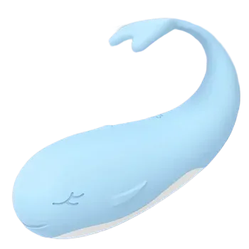 EG05E Whale-Shaped Wireless Remote Vibrator Silicone Toy