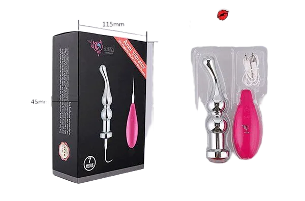 Electric Metal Anal Vibrator for Intense Male Stimulation
