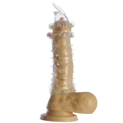 Elephant Head Beaded Condoms Enhance Pleasure Soft Smooth