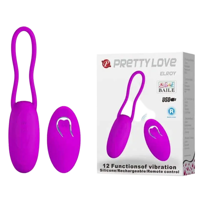 Elroy Pretty Love Wireless Remote Vibrating Egg Pink